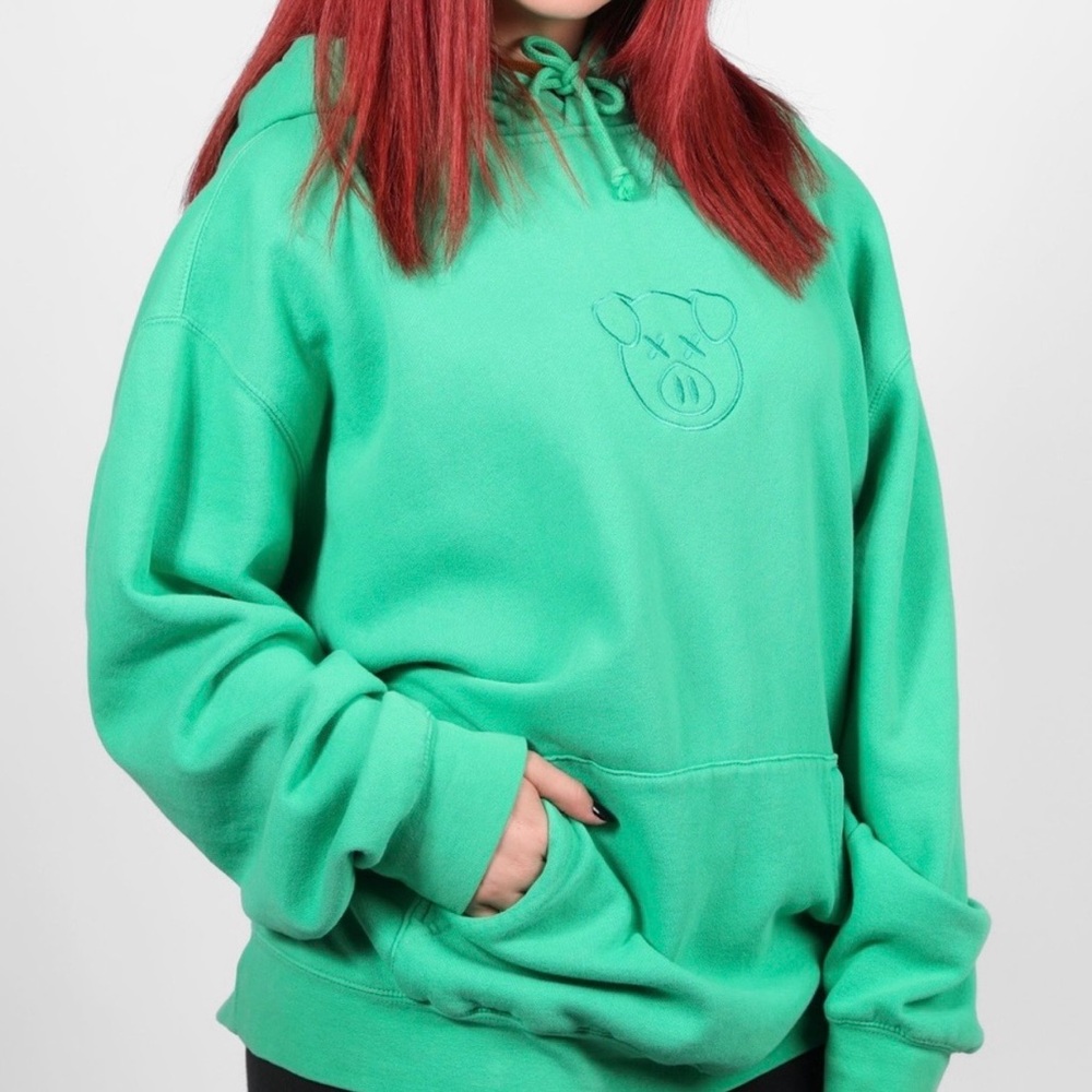 Shane Dawson Pig Hoodie NEW SEALED Emerald Green Jeffree Star Unisex XL - Picture 8 of 11